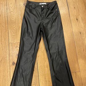 Zara Leather Pants Size 0